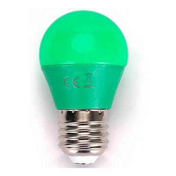 LED Žárovka G45 E27/4W/230V zelená - Aigostar