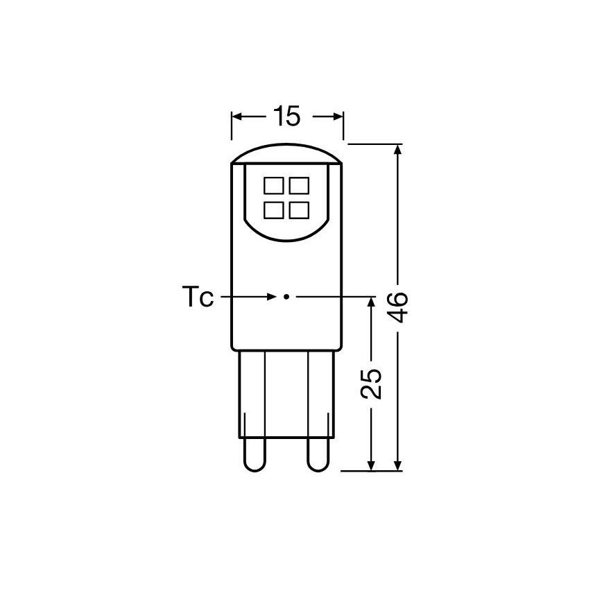 LED Žárovka G9/1,9W/230V 2700K - Osram