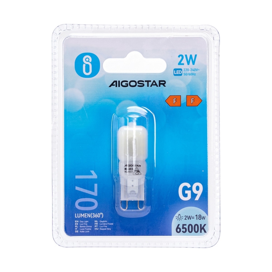 LED Žárovka G9/2W/230V 6500K - Aigostar