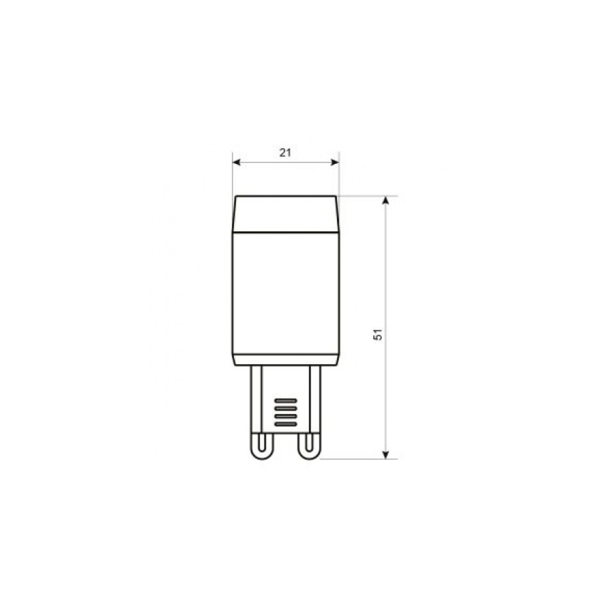 LED Žárovka G9/3,5W/230V 3000K