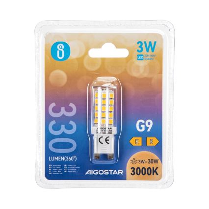 LED Žárovka G9/3W/230V 3000K - Aigostar