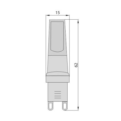 LED žárovka G9/4W/230V 3000K