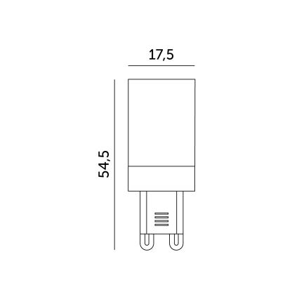 LED Žárovka G9/4W/230V 3000K