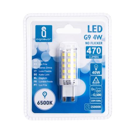 LED Žárovka G9/4W/230V 6500K - Aigostar