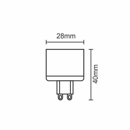 LED Žárovka G9/5W/230V 4000K