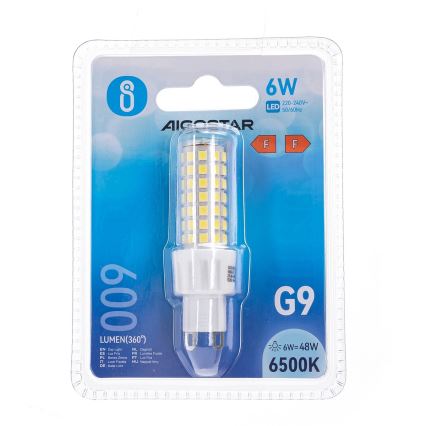 LED Žárovka G9/6W/230V 6500K - Aigostar