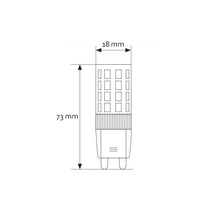 LED Žárovka G9/7W/230V 3000K