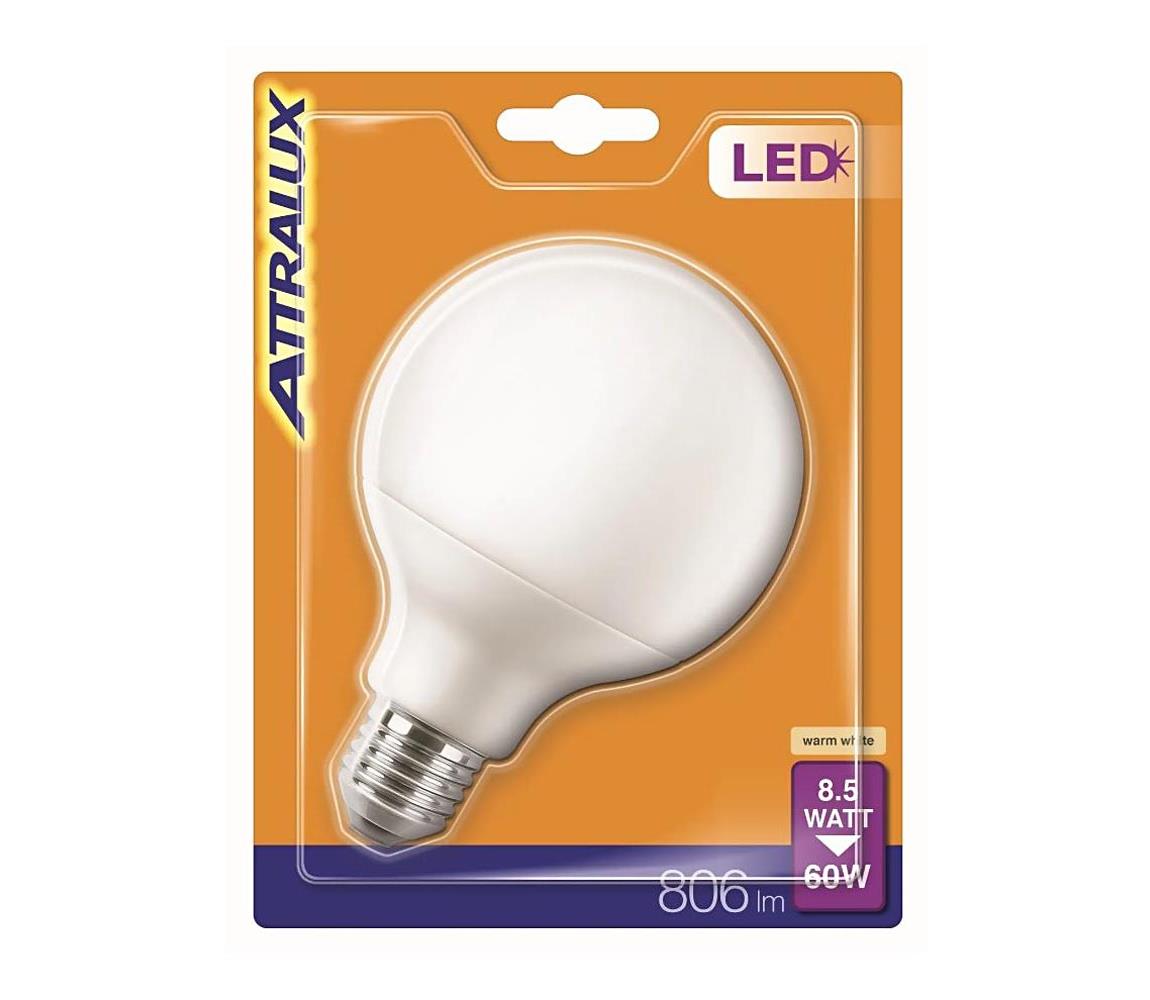 Attralux LED Žárovka G95 E27/8,5W/230V 2700K - Attralux 