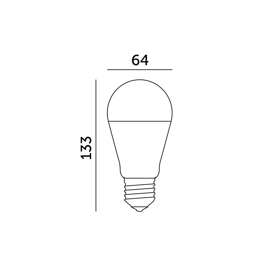 LED Žárovka GS E27/17W/230V 3000K