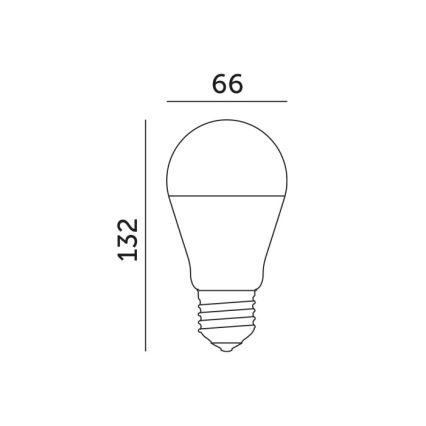 LED Žárovka GS E27/22W/230V 4000K