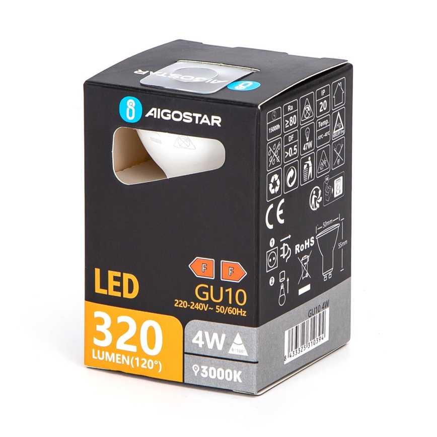 LED Žárovka GU10/4W/230V 3000K - Aigostar