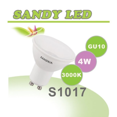 LED žárovka GU10/4W/230V  3000K