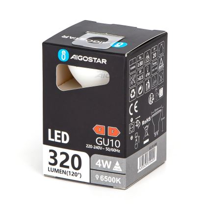 LED Žárovka GU10/4W/230V 6500K - Aigostar