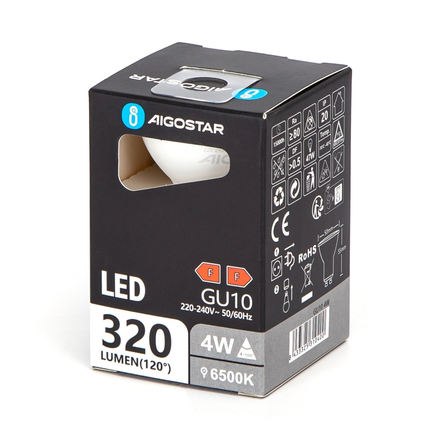 LED Žárovka GU10/4W/230V 6500K - Aigostar