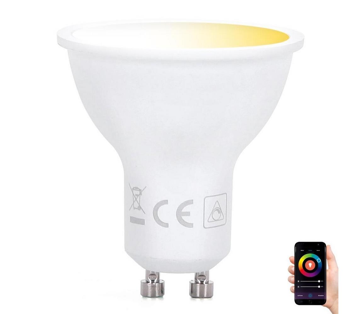 Aigostar LED Žárovka GU10/5W/230V 3000-6500K Wi-Fi - Aigostar AI0044