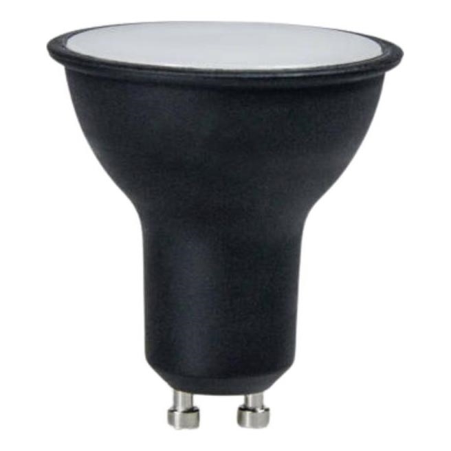 LED Žárovka GU10/6W/230V 3000K černá