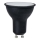 LED Žárovka GU10/6W/230V 3000K černá