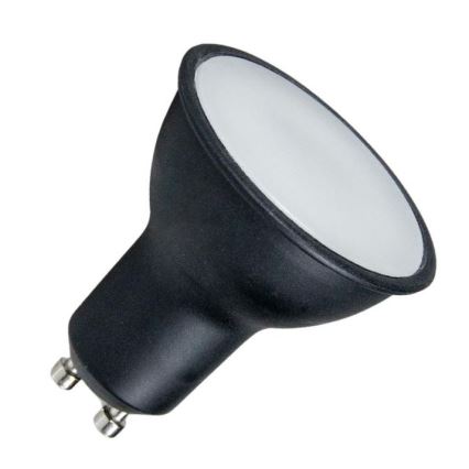 LED Žárovka GU10/6W/230V 3000K černá