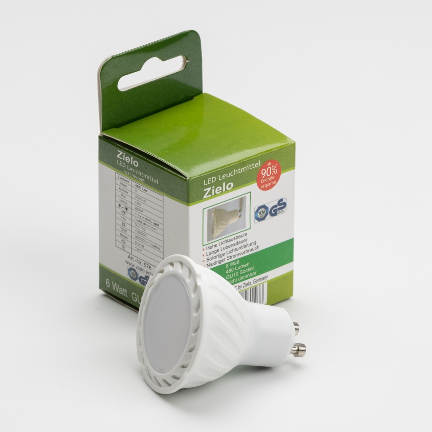 LED Žárovka GU10/6W/230V 3000K