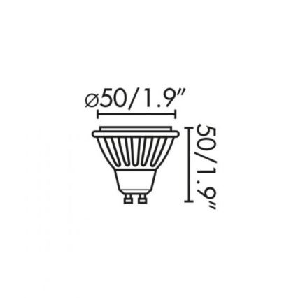 LED Žárovka GU10/8W/230V 4000K - Faro 17317