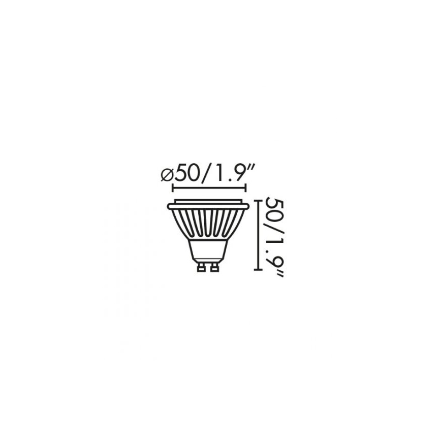 LED Žárovka GU10/8W/230V 4000K - Faro 17321