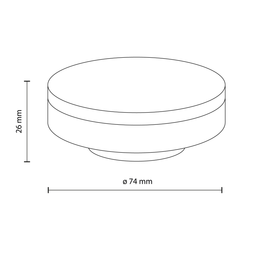 LED Žárovka GX53/8W/230V 4000K