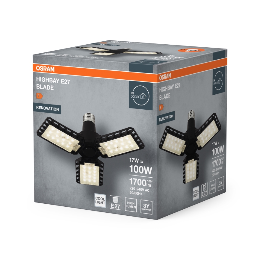 LED Žárovka HIGHBAY E27/17W/230V 4000K - Osram