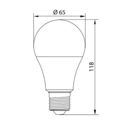 LED Žárovka LEDSTAR A65 E27/15W/230V 3000K