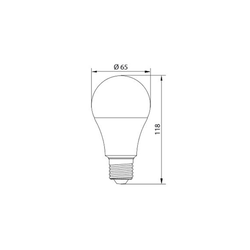LED Žárovka LEDSTAR A65 E27/15W/230V 3000K