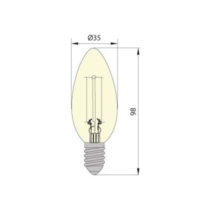 LED žárovka LEDSTAR CLASIC E14/5W/230V 3000K