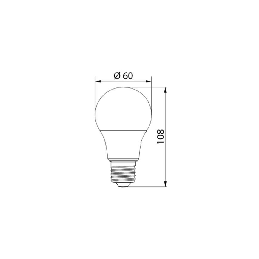 LED Žárovka LEDSTAR ECO E27/10W/230V 4000K