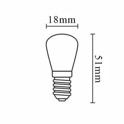 LED Žárovka MINI E14/3,5W/230V 4000K