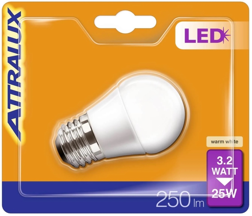 LED Žárovka P45 E27/3,2W/230V 2700K - Attralux