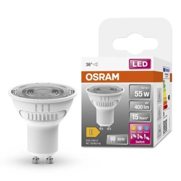 LED Žárovka PAR16 GU10/4,2W/230V 2700/4000/6500K 36° - Osram