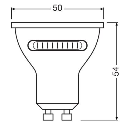 LED Žárovka PAR16 GU10/4,2W/230V 2700/4000/6500K 36° - Osram