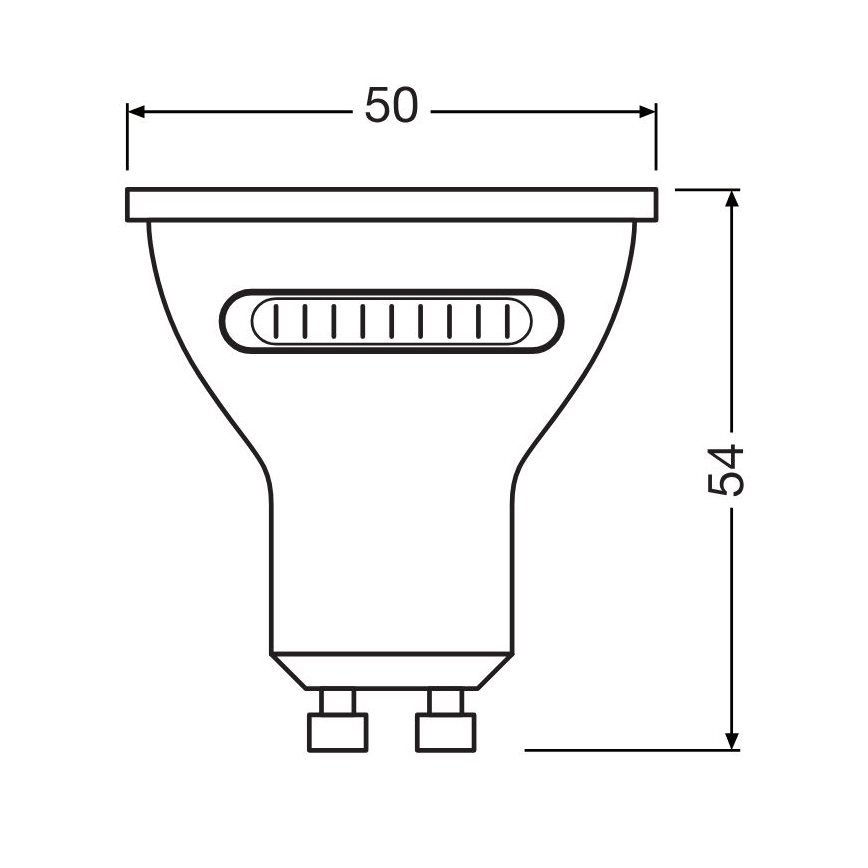 LED Žárovka PAR16 GU10/4,2W/230V 2700/4000/6500K 36° - Osram