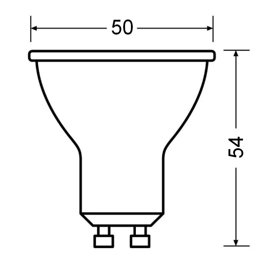 LED Žárovka PAR16 GU10/6,9W/230V 4000K