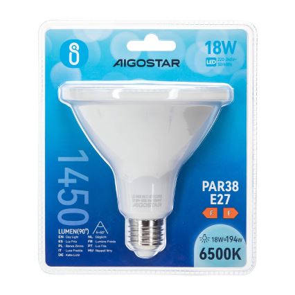 LED Žárovka PAR38 E27/18W/230V 6500K - Aigostar