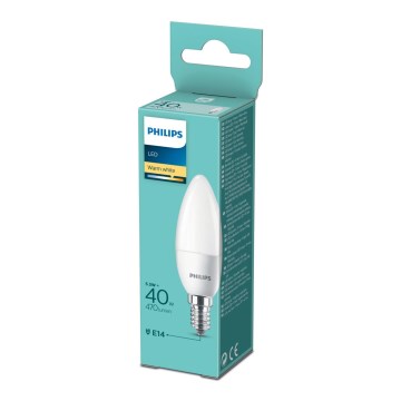 LED Žárovka Philips B35 E14/5,5W/230V 2700K