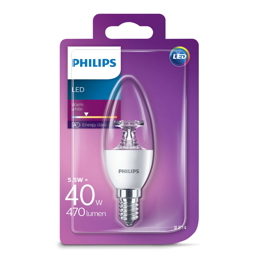 LED svíčka Philips E14/5,5W/230V - CANDLE