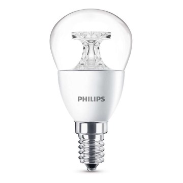 LED žárovka Philips E14/5,5W/230V - LUSTER čirá LED žárovka Philips E14/5,5W/230V - LUSTER čirá