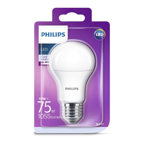 LED žárovka Philips E27/10W/230V 4000K