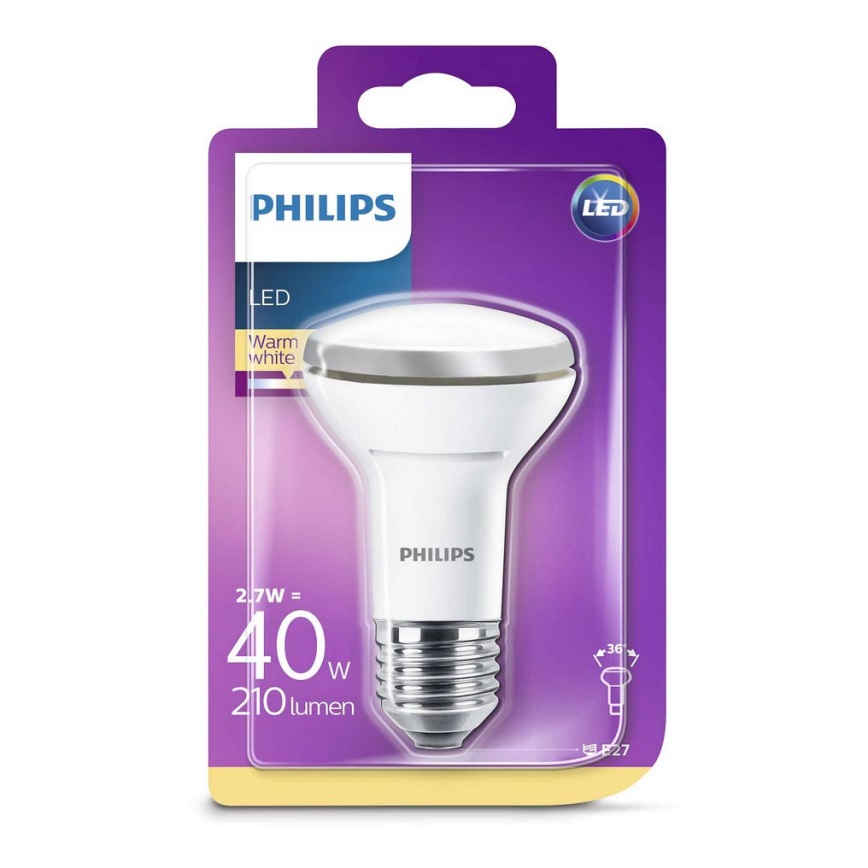 LED Žárovka Philips E27/2,7W/230V 2700K