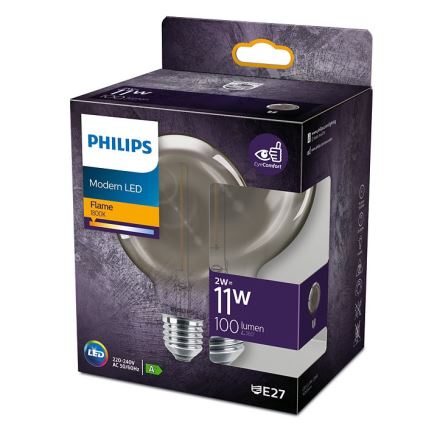 LED Žárovka Philips E27/2W/230V 1800K