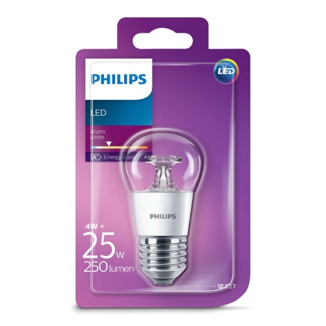 LED žárovka Philips E27/4W/230V 2700K