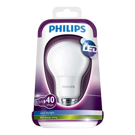 LED žárovka Philips E27/5,5W/230V 6000K