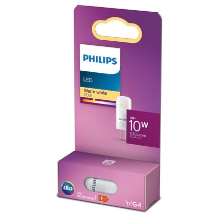LED Žárovka Philips G4/1W/12V 2700K