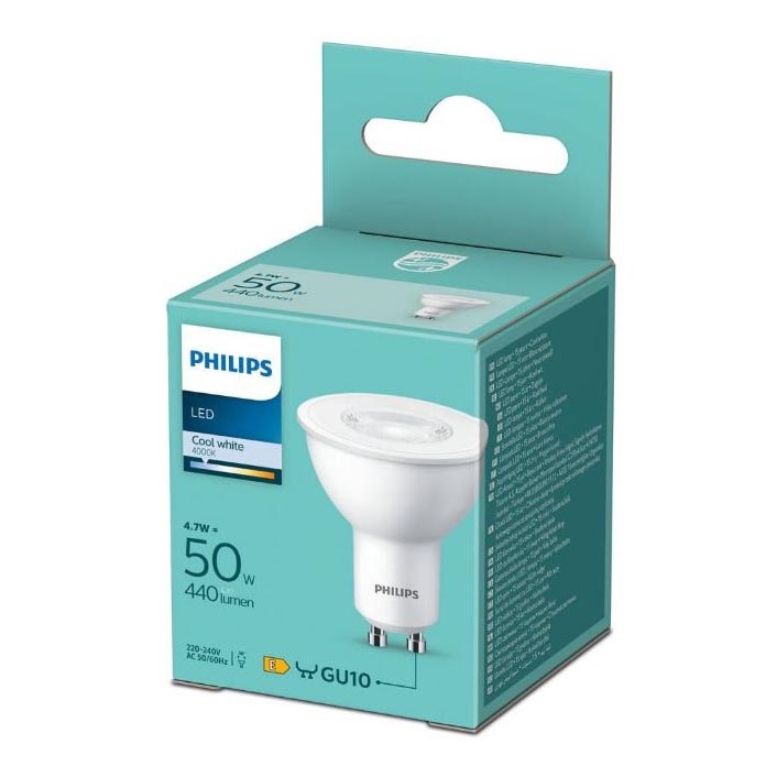 LED Žárovka Philips GU10/4,7W/230V 4000K