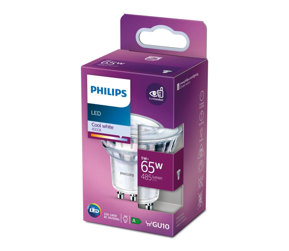 Philips LED Žárovka Philips GU10/5W/230V 4000K P5443