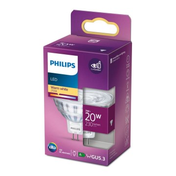 LED Žárovka Philips GU5,3/3W/12V 2700K